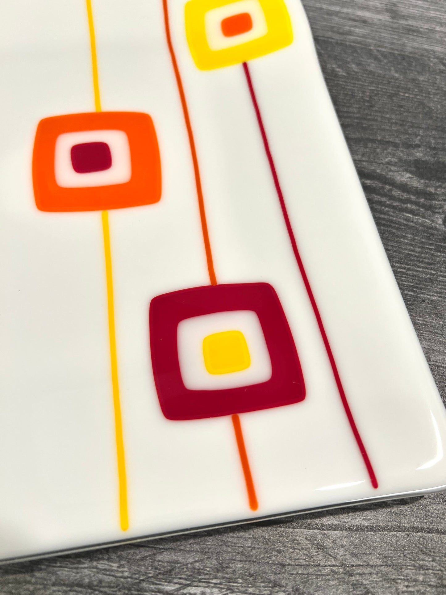 Hip To Be Square Serving Plate