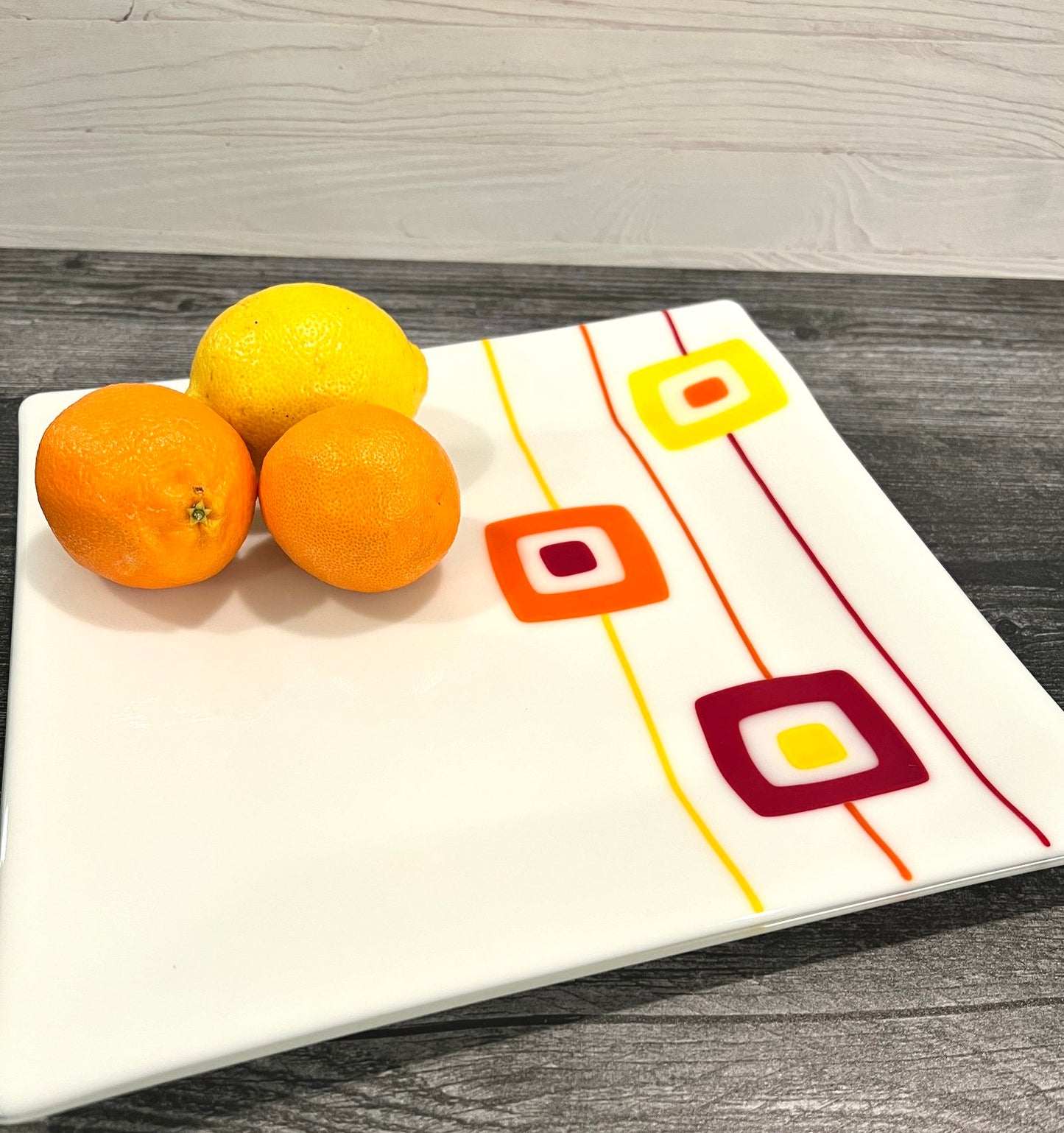 Hip To Be Square Serving Plate