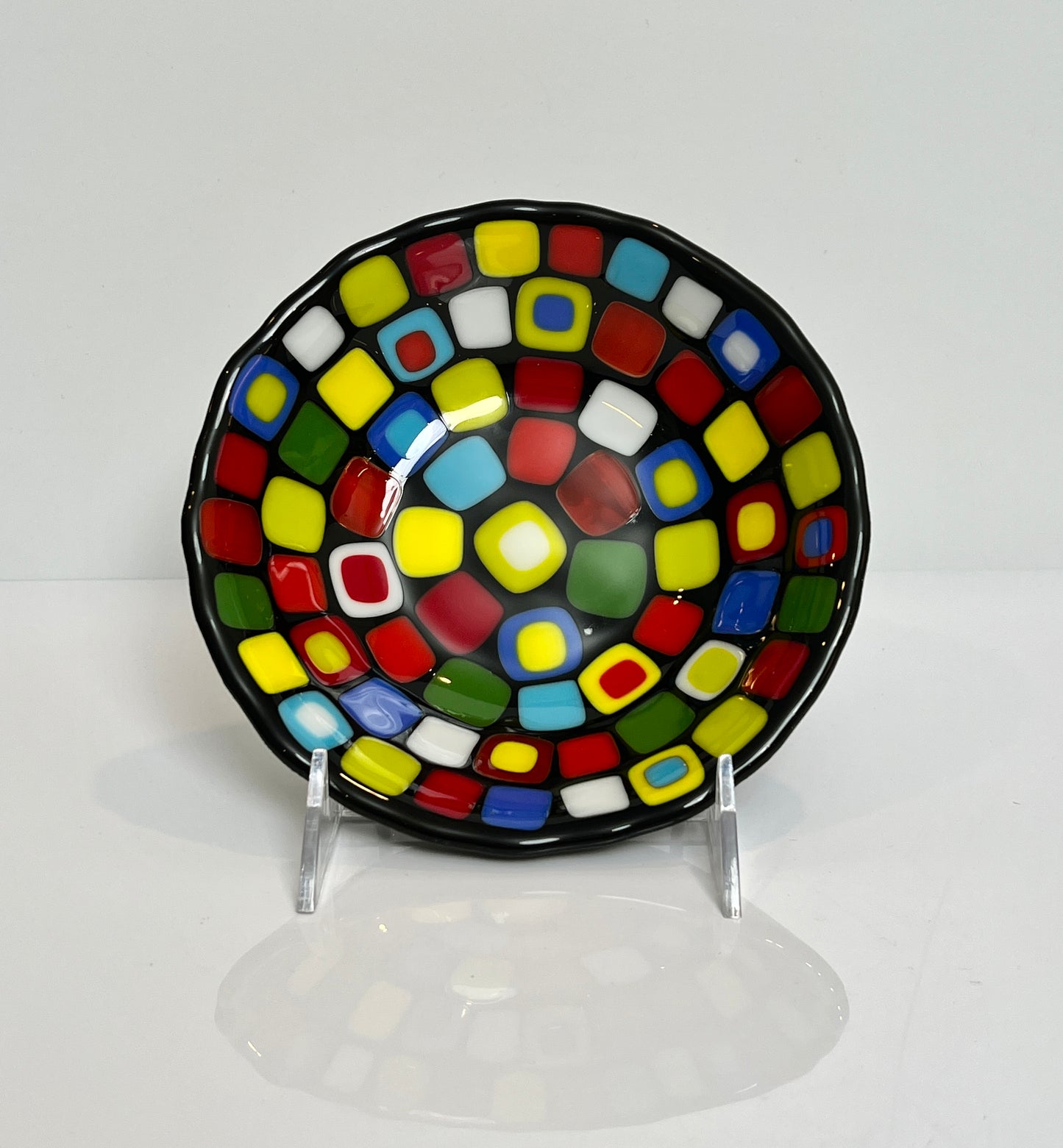 Modern Art Glass Bowl - Small