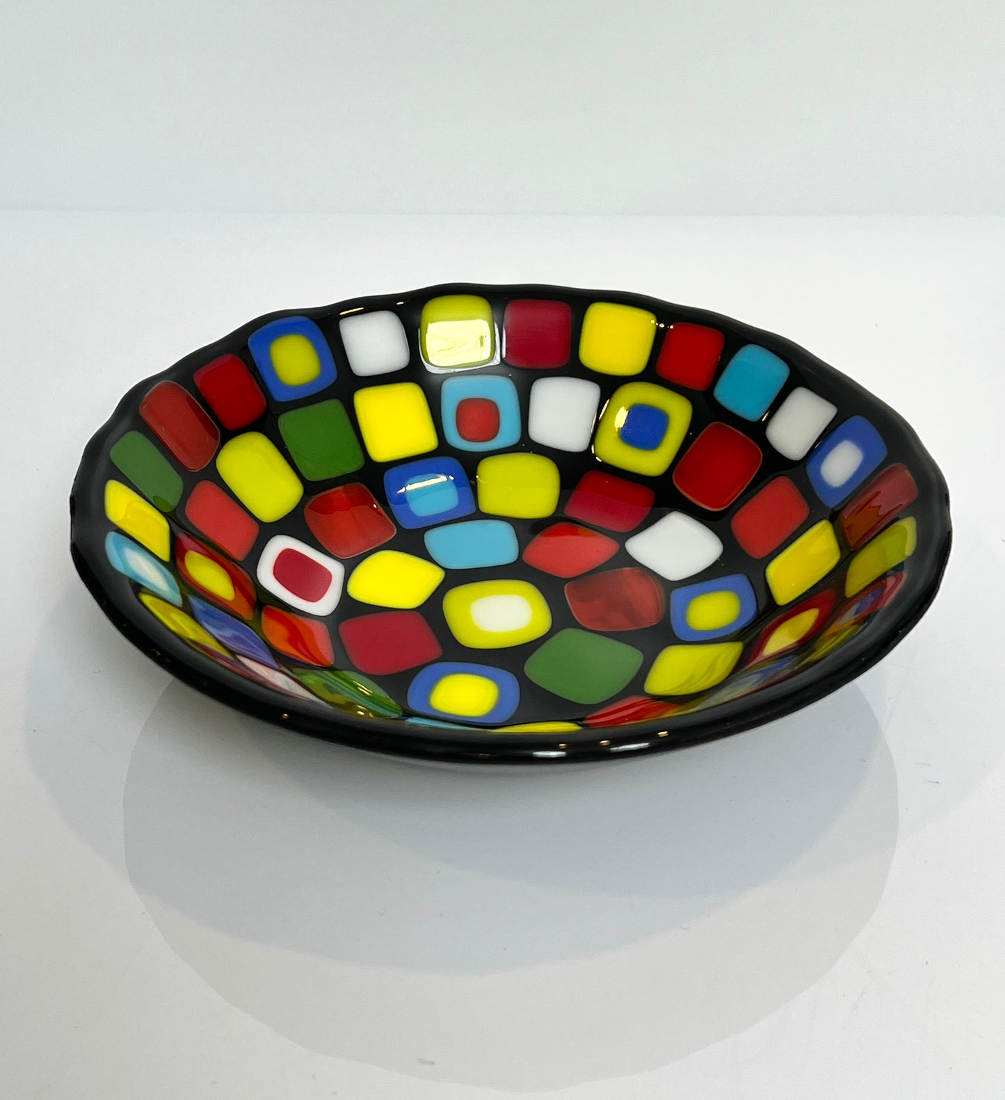 Modern Art Glass Bowl - Small