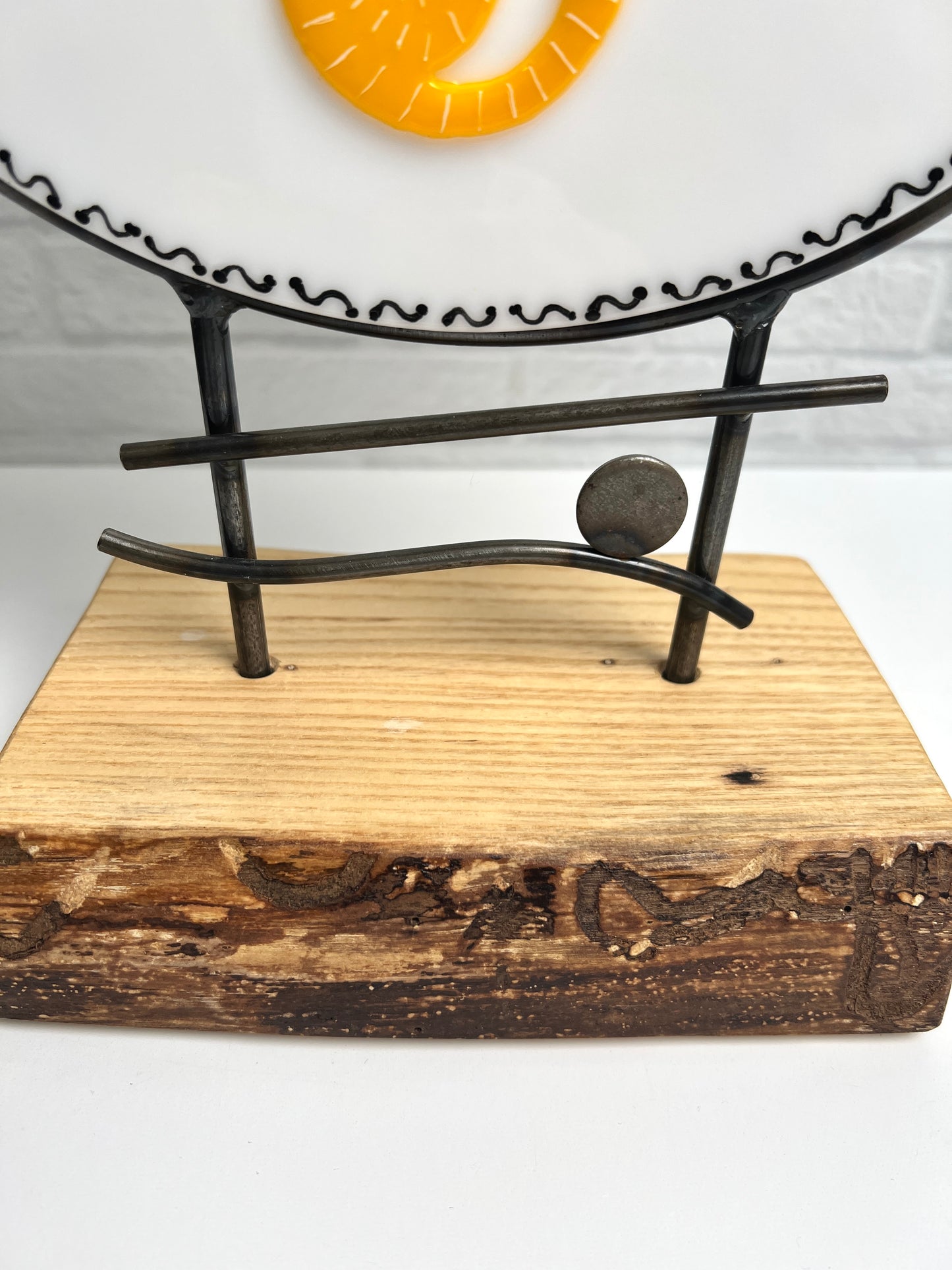 "Let's Make Music"  Fused Glass Sculpture