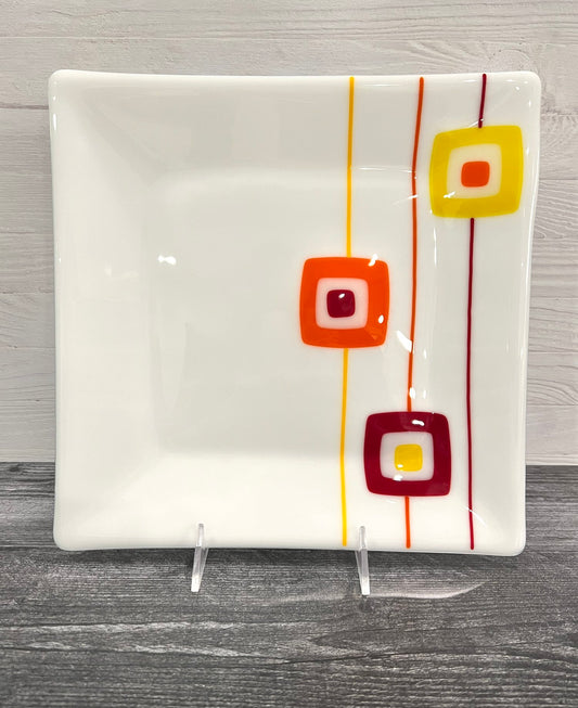 Hip To Be Square Serving Plate