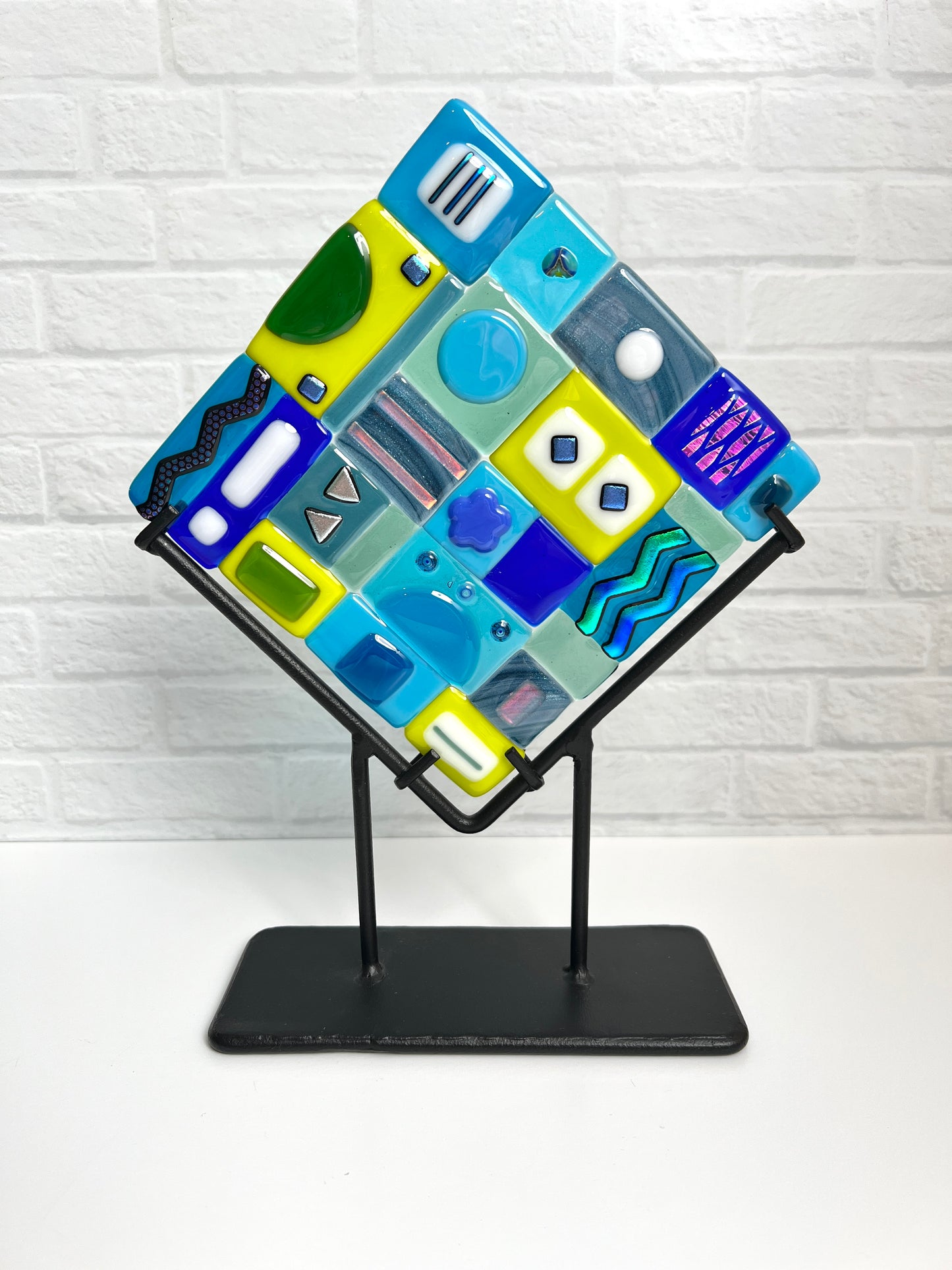 Abstract Glass Sculpture