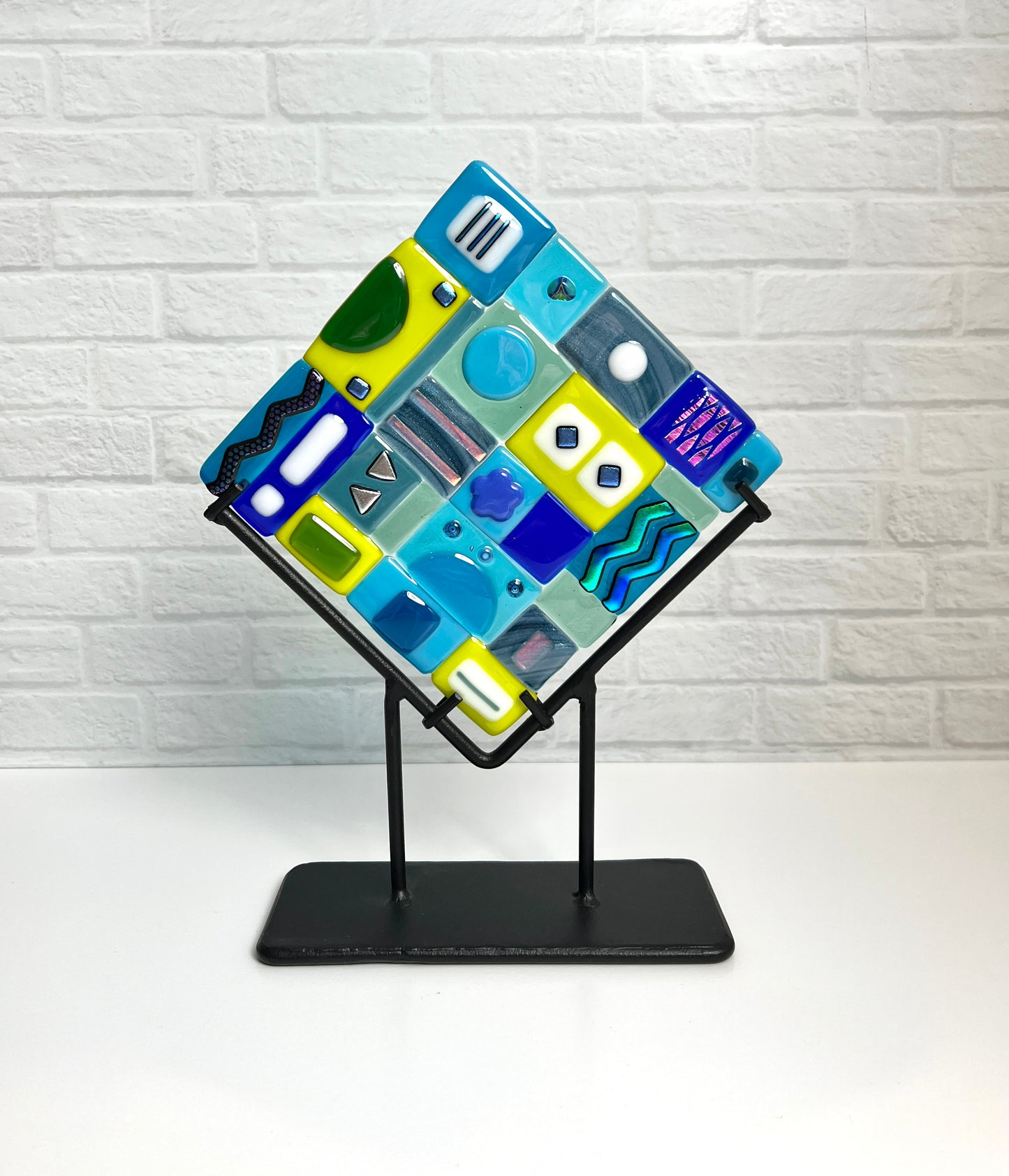 Abstract Glass Sculpture