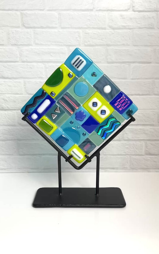 Abstract Glass Sculpture